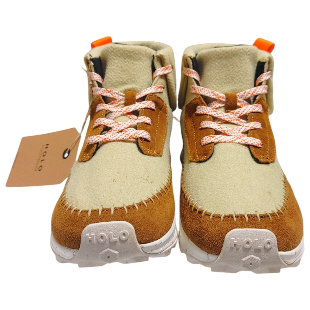 Holo Beige Brown Quorra Lace Up Hiking Sneakers Boots Women's Size 11 NWT - Picture 5 of 10